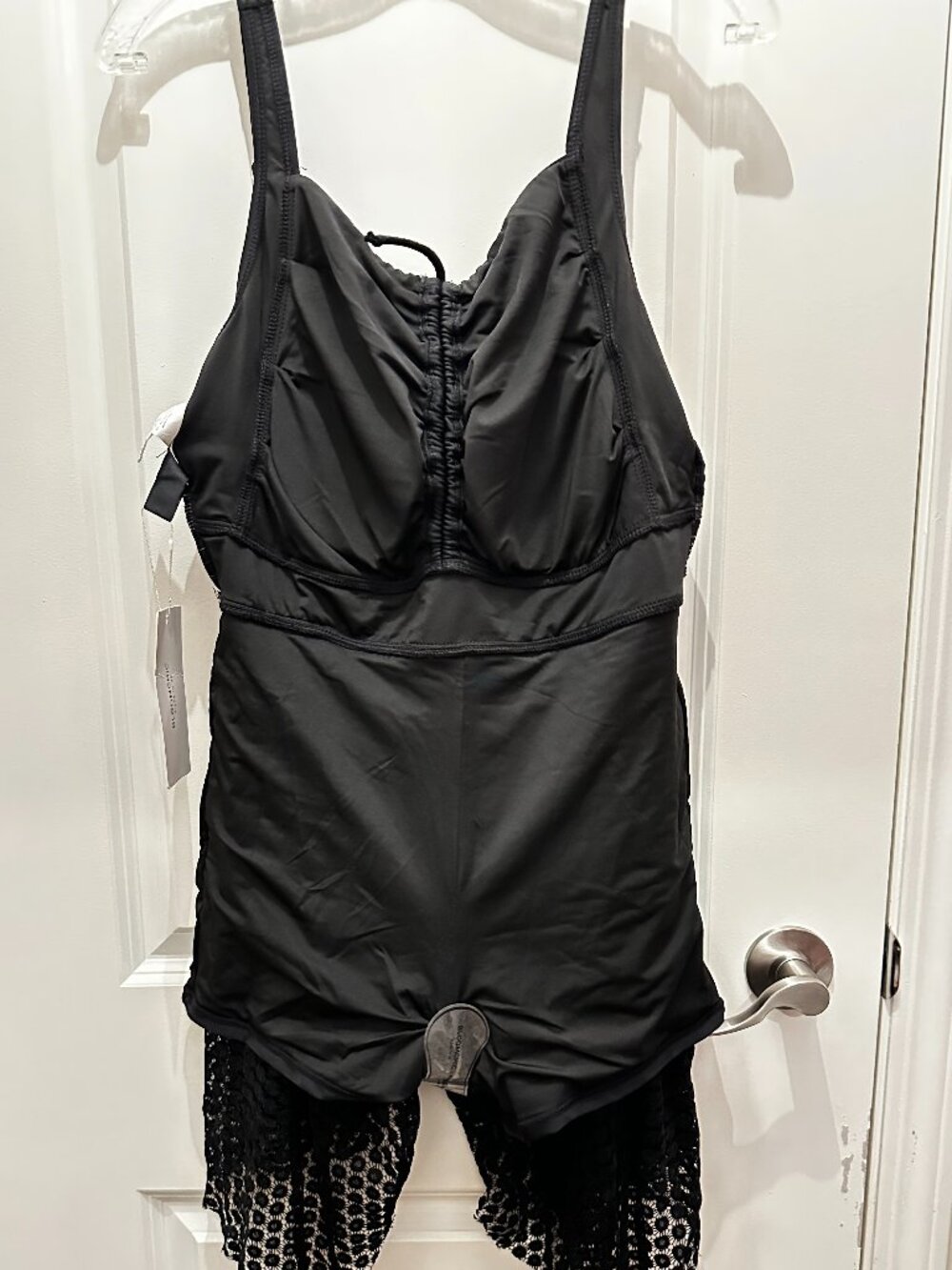 Women's Bloomchic Black 1 pc Swimsuit Size 14-16 NWT - Picture 3 of 6